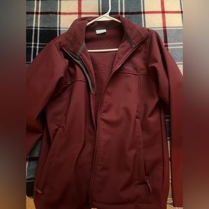 Columbia maroon jacket size small